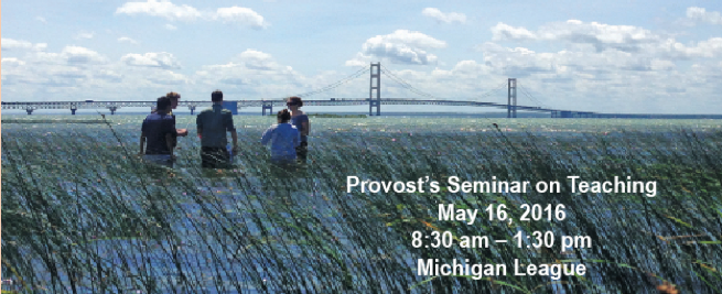 Provost's seminar on teaching promotional material